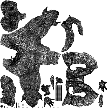 scanned 3D woman formal business, photogrammetry people for Enscape and V-Ray, wireframe top-down view