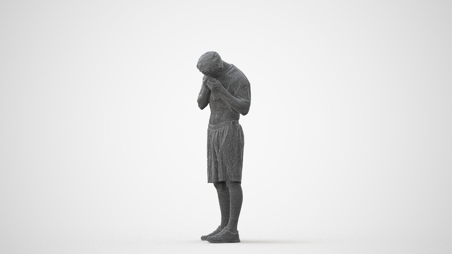 realistic 3D people man sport, render-ready for V-Ray and Corona, FBX OBJ, square thumbnail