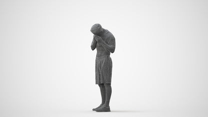realistic 3D people man sport, render-ready for V-Ray and Corona, FBX OBJ, square thumbnail