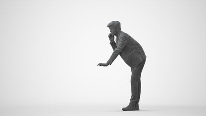 realistic 3D man business, scanned archviz people for Blender and 3ds Max, square thumbnail