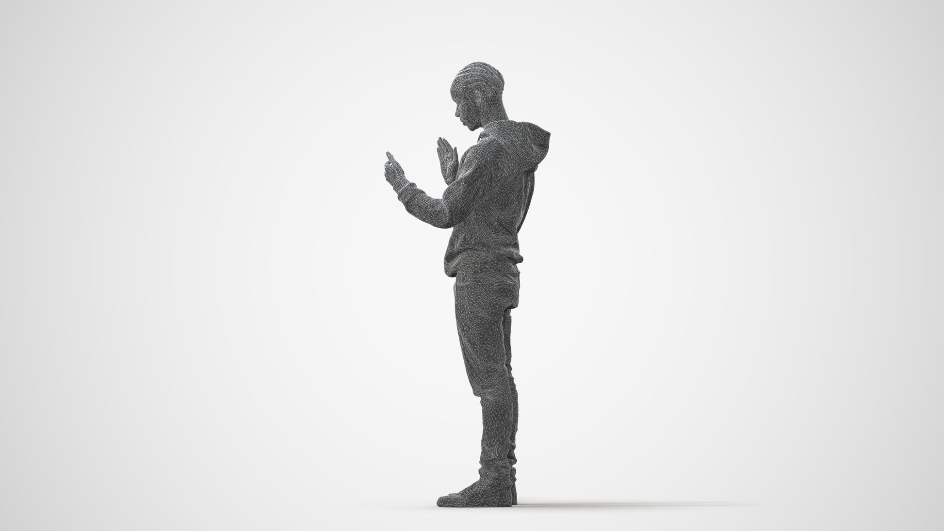 realistic 3D people boy casual kids, render-ready for V-Ray and Corona, FBX OBJ, square thumbnail