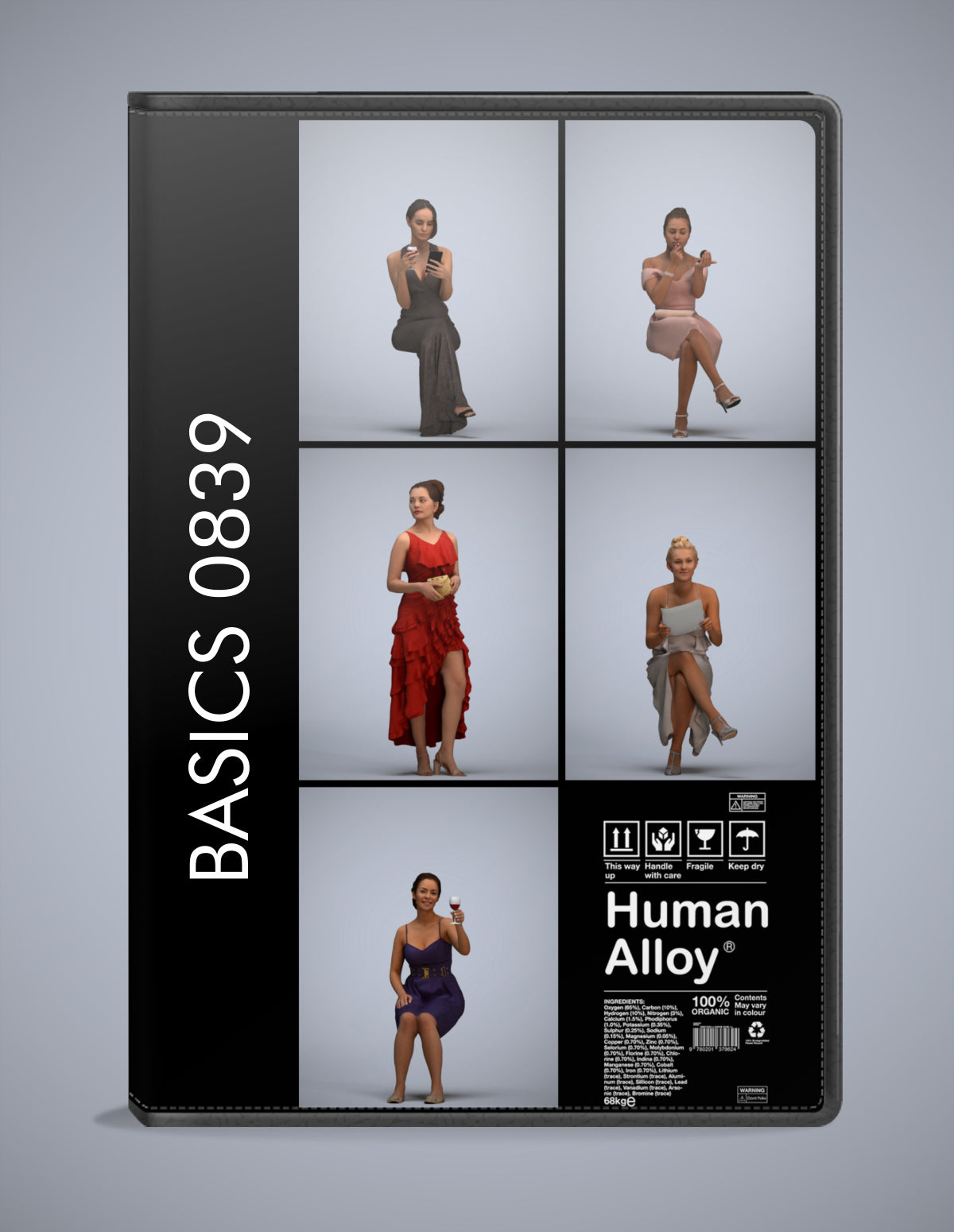 photogrammetry 3D people formalaffairs collection, 5 realistic human models archviz FBX