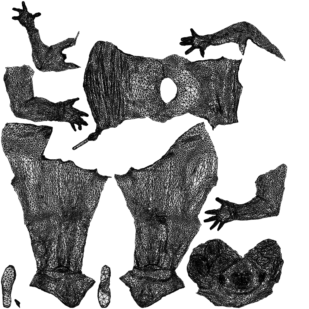 scanned 3D woman casual sitting, photogrammetry people for Enscape and V-Ray, wireframe top-down view