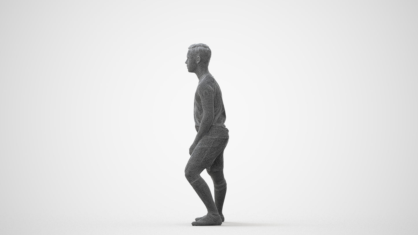 realistic 3D people boy sport, render-ready for V-Ray and Corona, FBX OBJ, square thumbnail