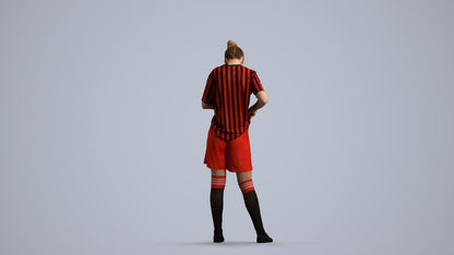 realistic 3D people girl sport, render-ready for V-Ray and Corona, FBX OBJ, front view render