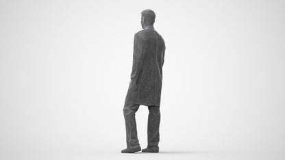 3D people model man medical, scanned human for 3ds Max rendering, square thumbnail