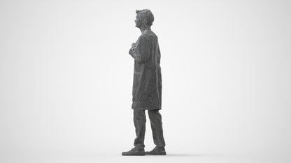 realistic 3D people man medical, render-ready for V-Ray and Corona, FBX OBJ, square thumbnail