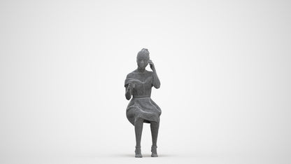 3D scanned woman formalaffairs formal, photorealistic archviz people for Enscape and SketchUp