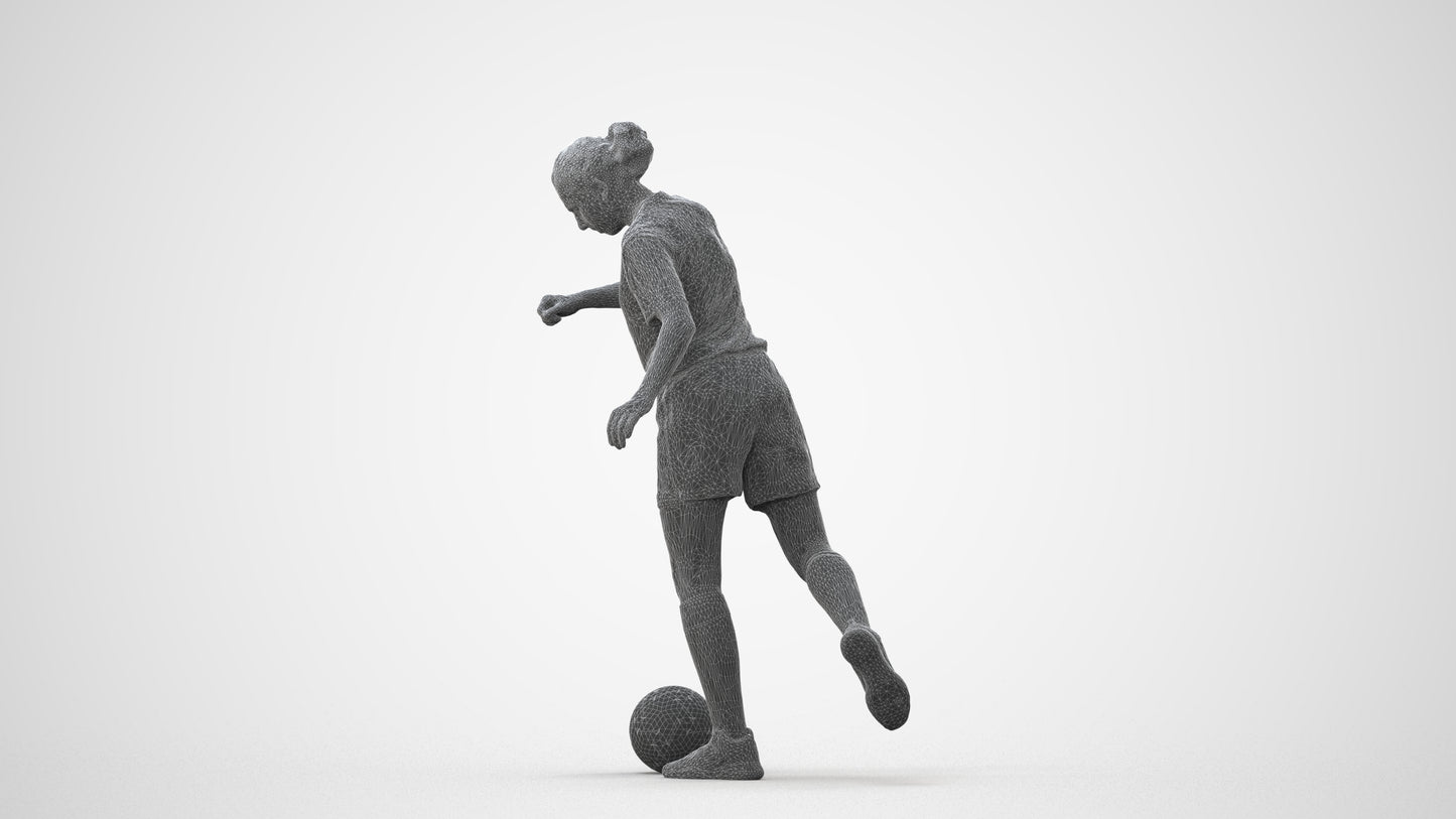 realistic 3D people woman sport, render-ready for V-Ray and Corona, FBX OBJ, square thumbnail
