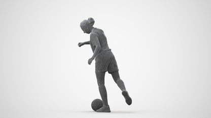 realistic 3D people woman sport, render-ready for V-Ray and Corona, FBX OBJ, square thumbnail