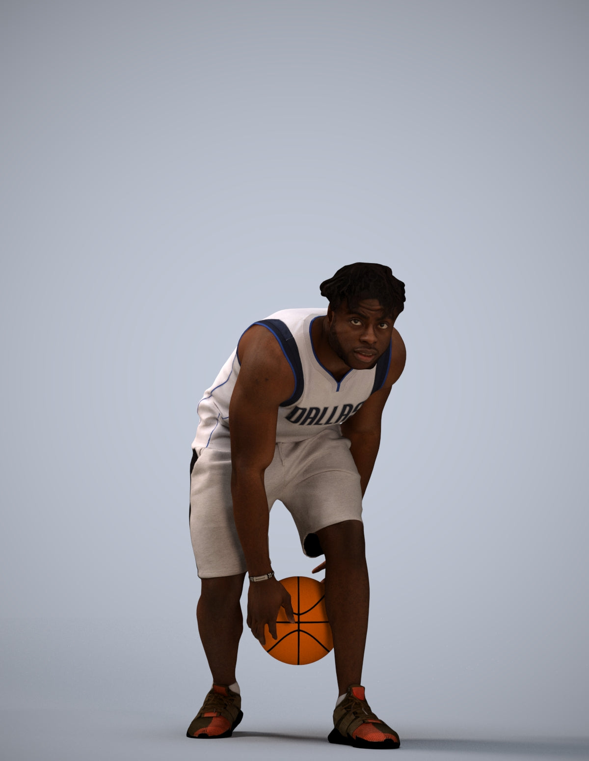 3D people model man sport, scanned human for 3ds Max rendering