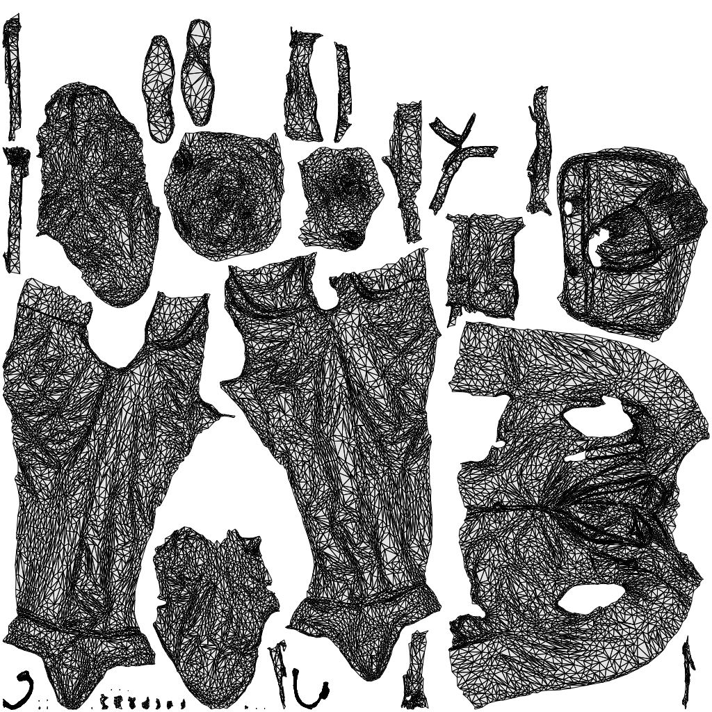 3D human model man business, photogrammetry scanned person for archviz, wireframe top-down view