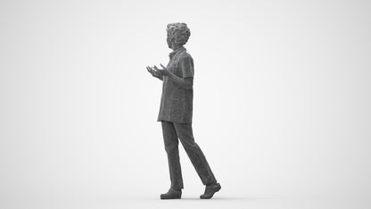 photogrammetry 3D woman medical, realistic human model archviz FBX, square thumbnail