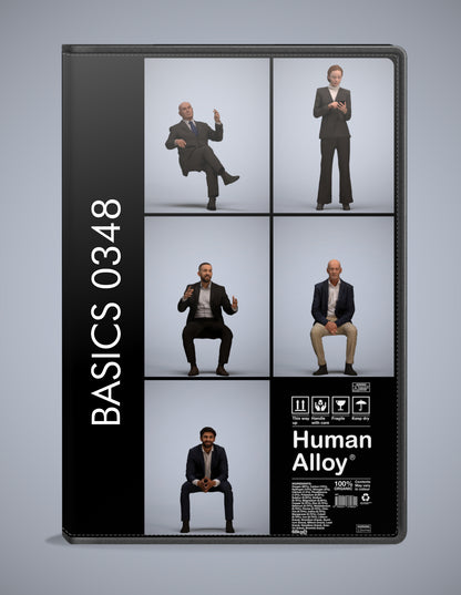 3D people models business bundle, 5 scanned humans for 3ds Max rendering