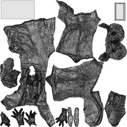 scanned 3D woman business, photogrammetry people for Enscape and V-Ray, wireframe top-down view