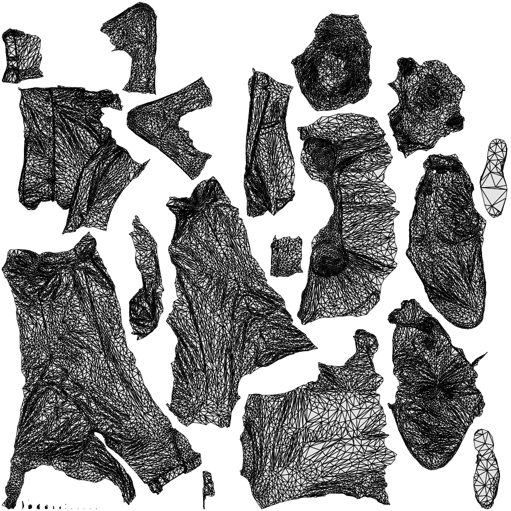 realistic 3D man business, scanned archviz people for Blender and 3ds Max, wireframe top-down view