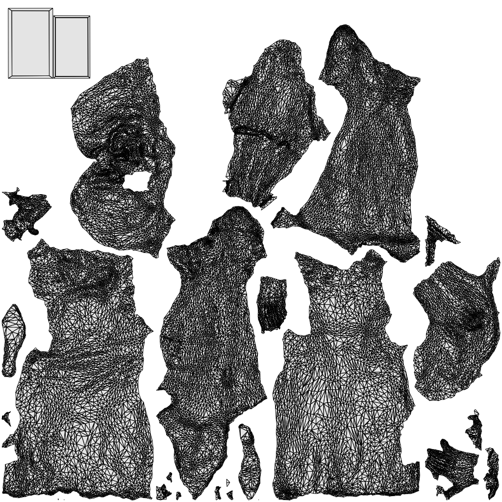 3D human model senior woman casual walking, photogrammetry scanned person for archviz, wireframe top-down view