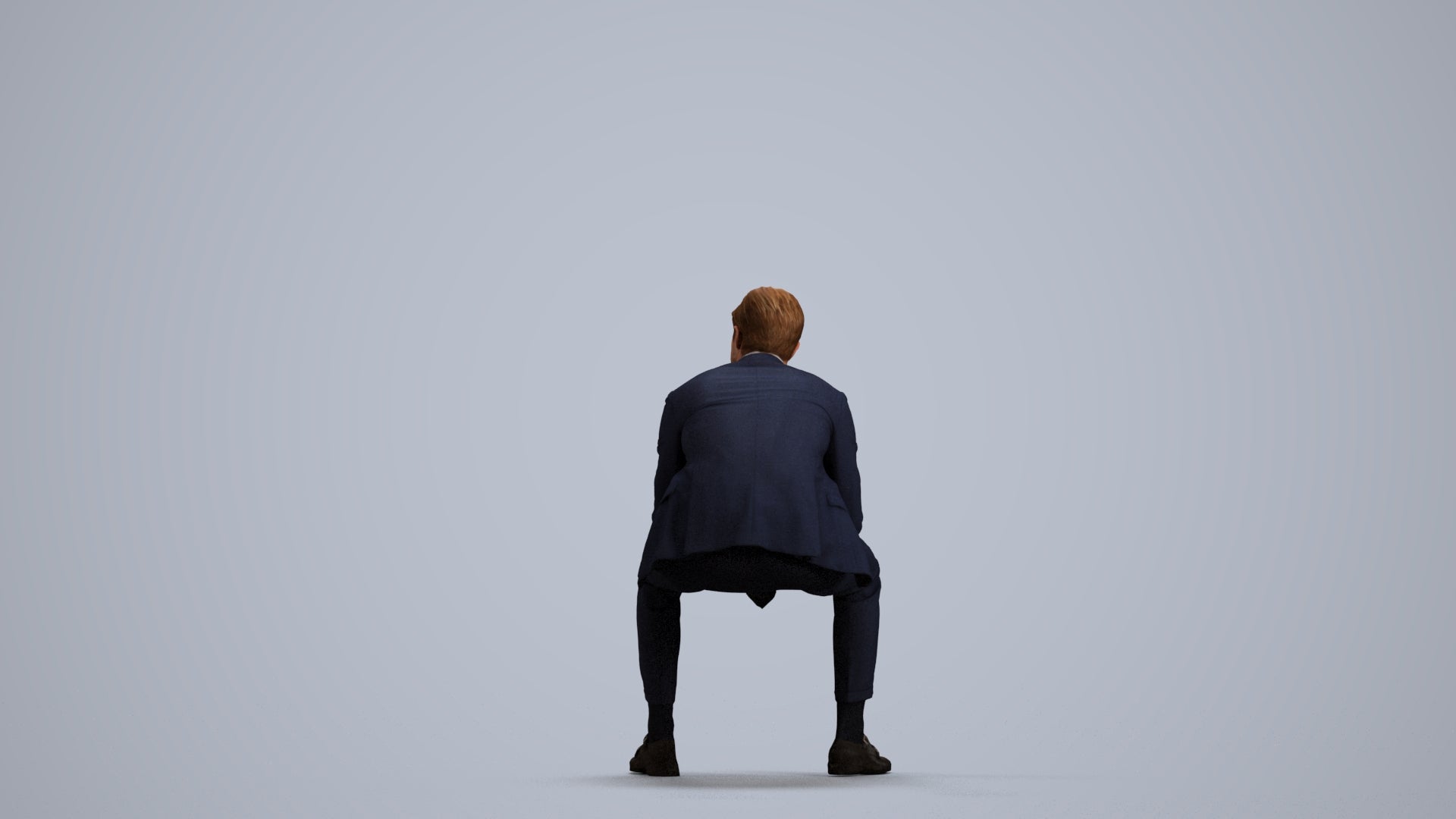 realistic 3D people man business, render-ready for V-Ray and Corona, FBX OBJ, front view render
