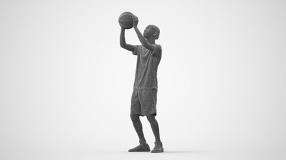 scanned 3D boy sport, photogrammetry people for Enscape and V-Ray, square thumbnail