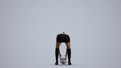 realistic 3D people woman sport, render-ready for V-Ray and Corona, FBX OBJ, front view render