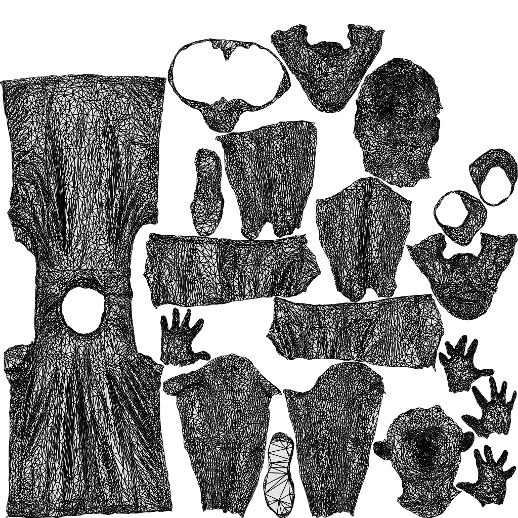 realistic 3D people man sport, render-ready for V-Ray and Corona, FBX OBJ, wireframe top-down view