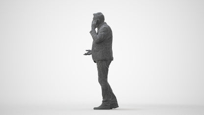 realistic 3D people man business, render-ready for V-Ray and Corona, FBX OBJ, square thumbnail